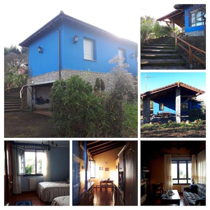 La Casa Azul De Lua Un Lugar Magico Villa Juncedo Exterior photo