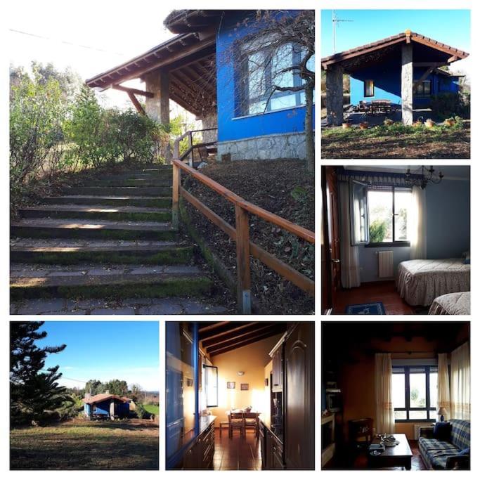 La Casa Azul De Lua Un Lugar Magico Villa Juncedo Exterior photo